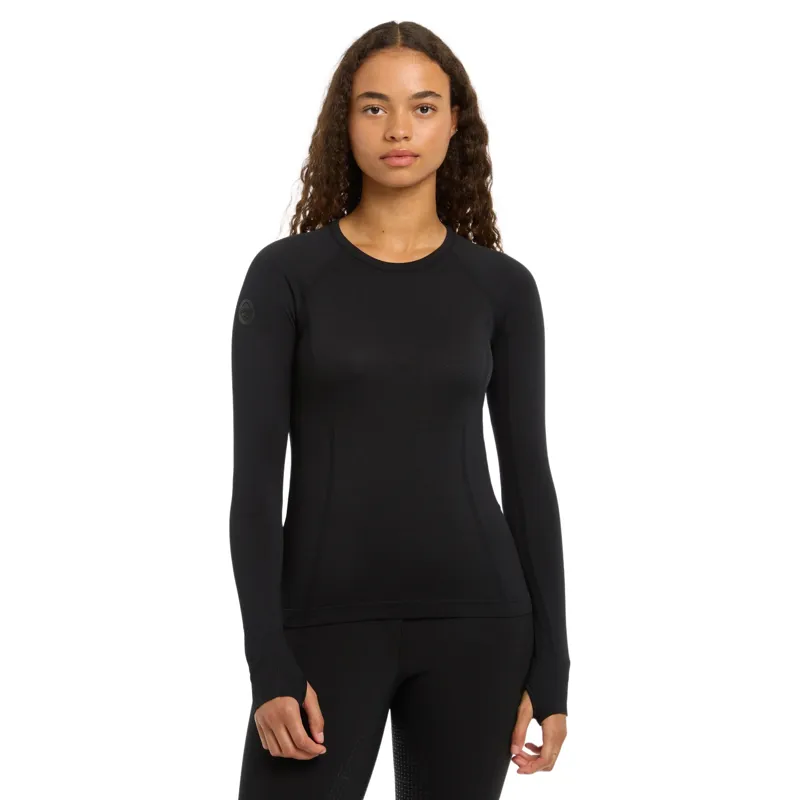LeMieux Britney Women's Seamless Long Sleeve Top - Black