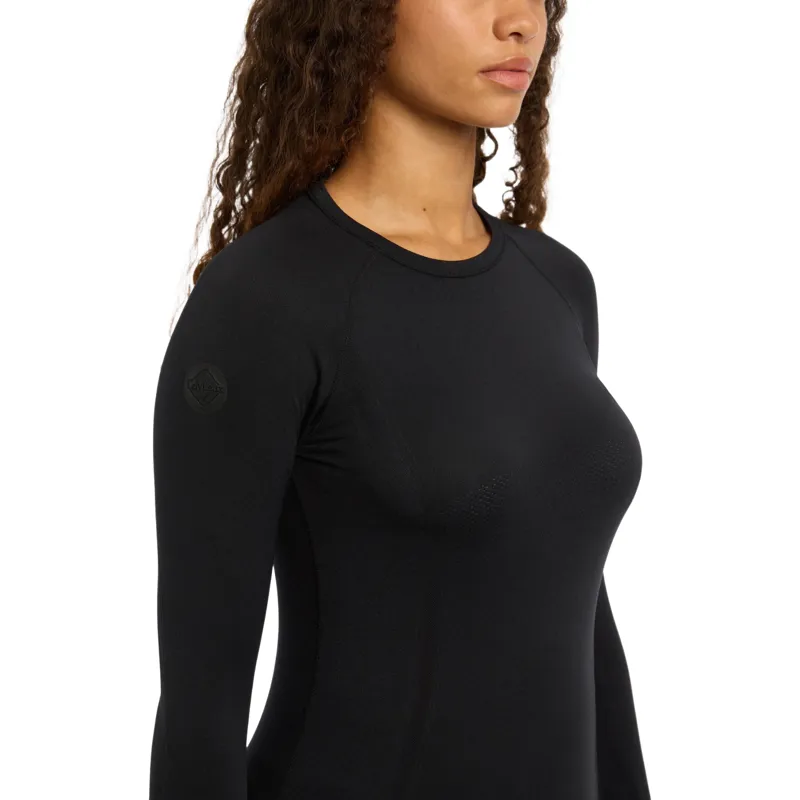 LeMieux Britney Women's Seamless Long Sleeve Top - Black-7