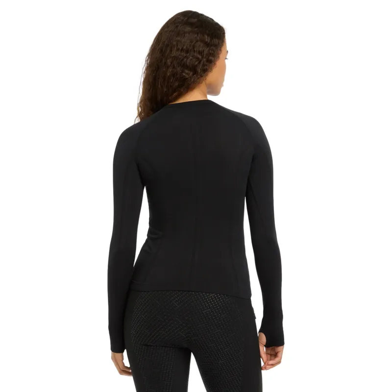 LeMieux Britney Women's Seamless Long Sleeve Top - Black-6
