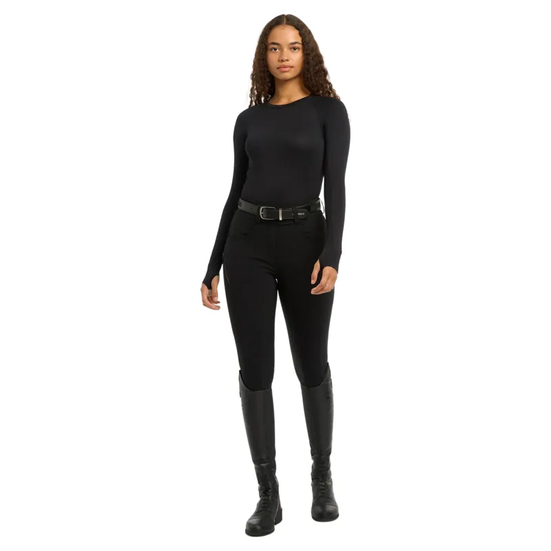 LeMieux Britney Women's Seamless Long Sleeve Top - Black-8