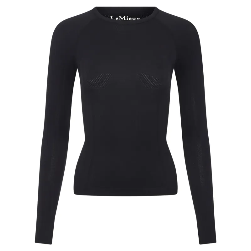 LeMieux Britney Women's Seamless Long Sleeve Top - Black-2