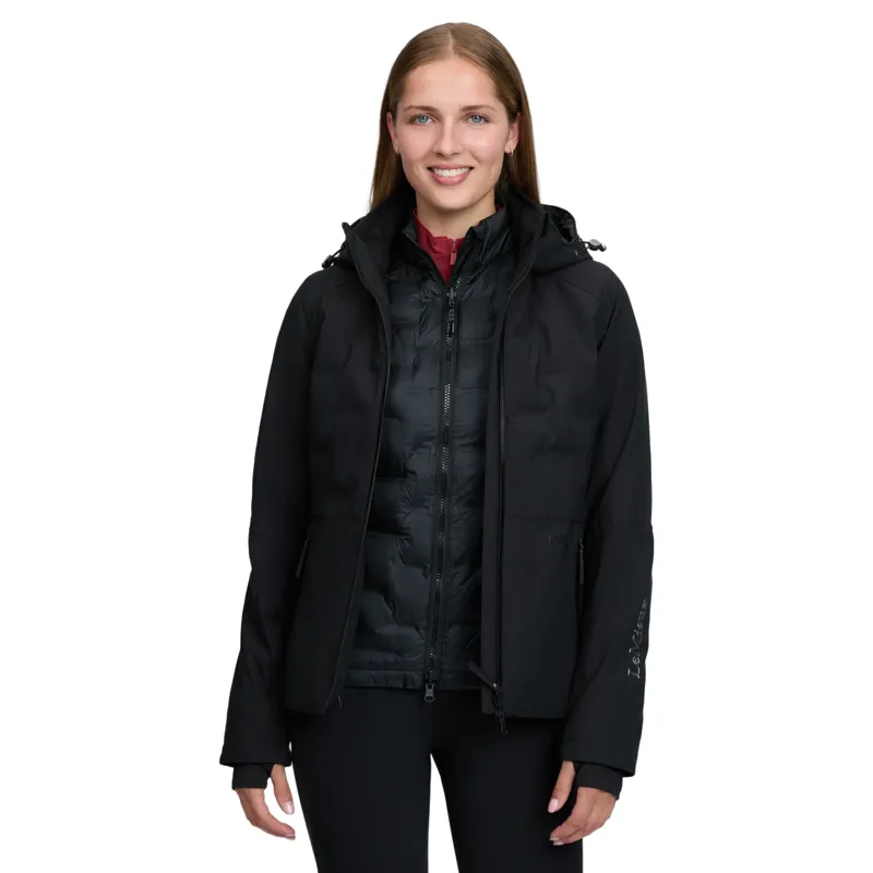 LeMieux Brooke Hybrid 3-in-1 Women's Waterproof Jacket - Black-3