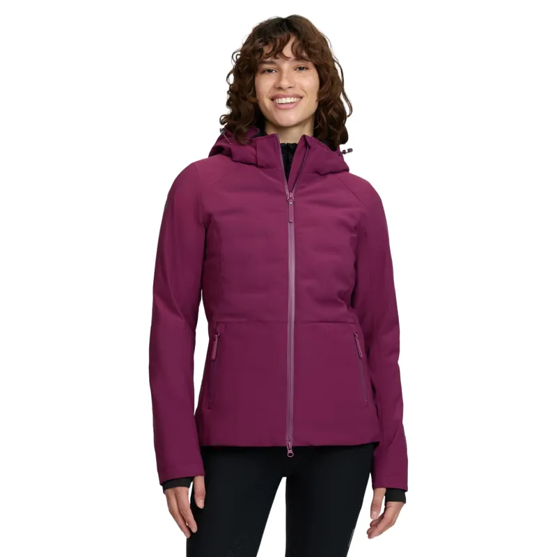 LeMieux Brooke Hybrid 3-in-1 Women Waterproof Jacket - Blackberry-2