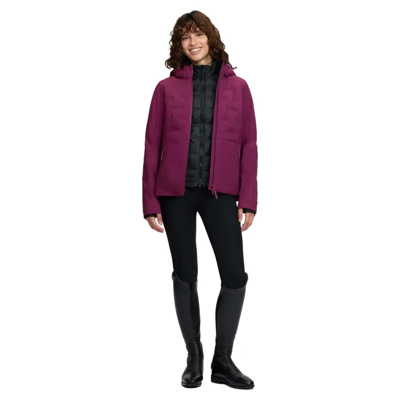 LeMieux Brooke Hybrid 3-in-1 Women Waterproof Jacket - Blackberry-8