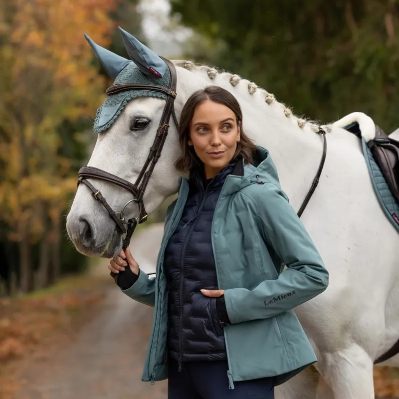 LeMieux Brooke Hybrid 3-in-1 Women's Waterproof Jacket - Aloe-6