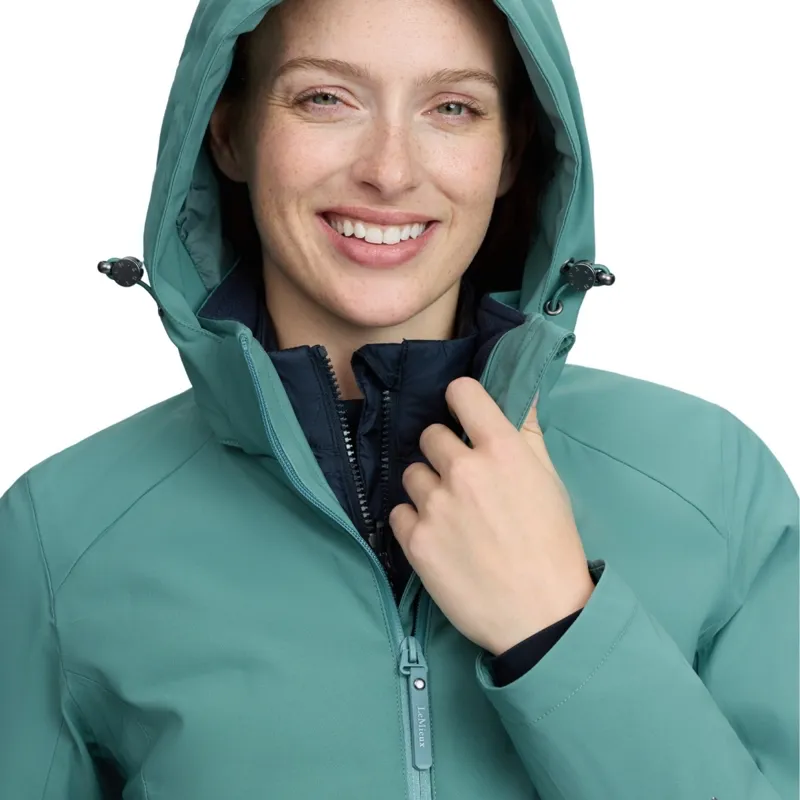 LeMieux Brooke Hybrid 3-in-1 Women's Waterproof Jacket - Aloe-11