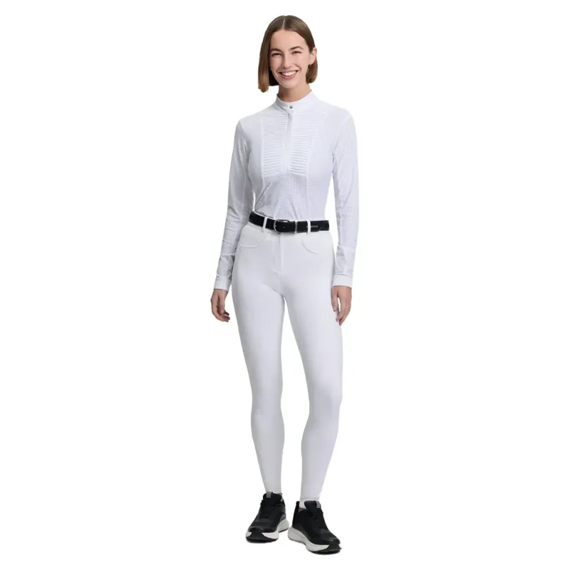 LeMieux Cami Sculpt Full Grip Women's Competition Breeches - White-2
