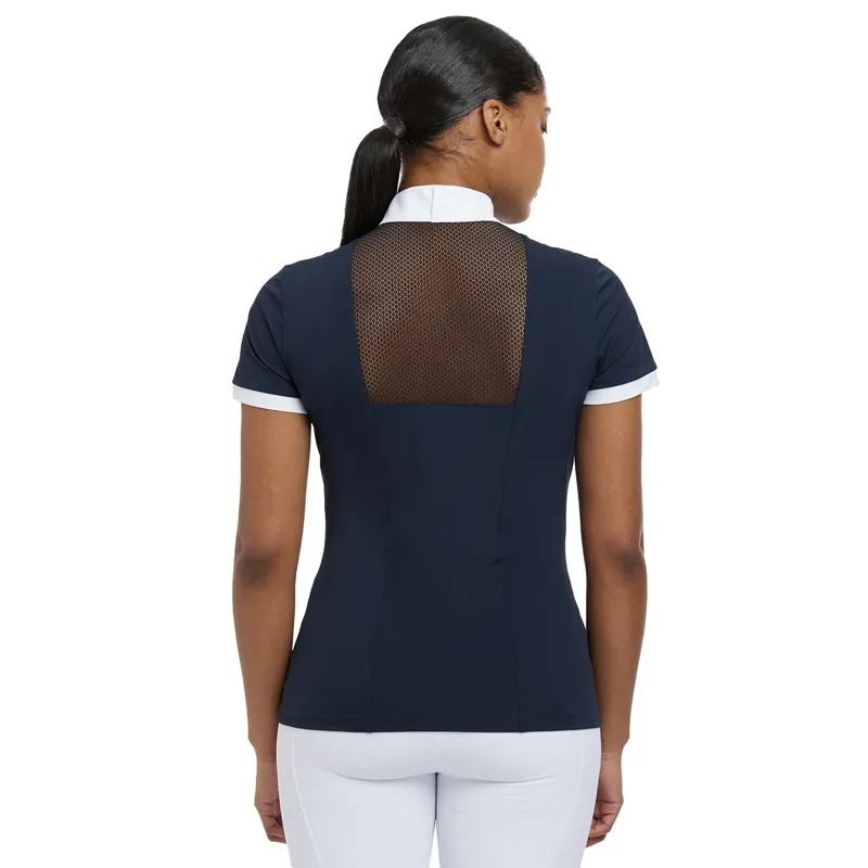 LeMieux Camille Women's Short Sleeve Show Shirt - Navy-1