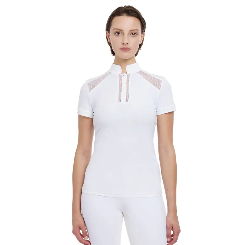 LeMieux Camille Women's Short Sleeve Show Shirt - White