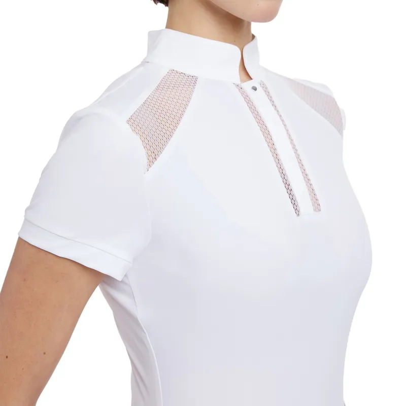 LeMieux Camille Women's Short Sleeve Show Shirt - White-2