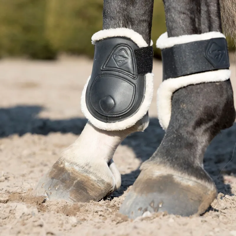 LeMieux Capella Comfort Fetlock Boots - Black-5