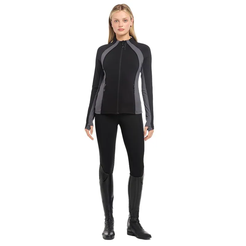 LeMieux Carly Womens Zip Through Top - Black-11