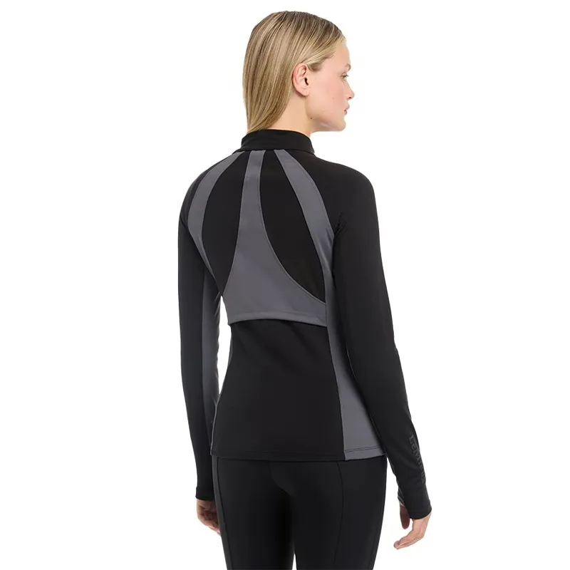 LeMieux Carly Womens Zip Through Top - Black-3