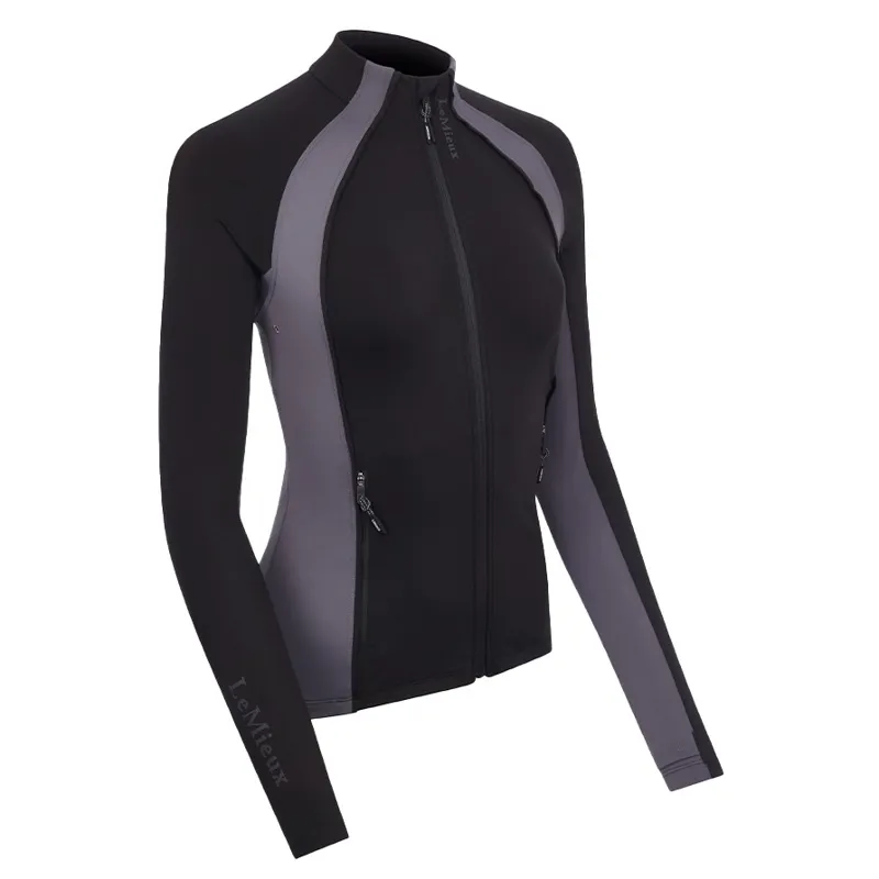 LeMieux Carly Womens Zip Through Top - Black-5