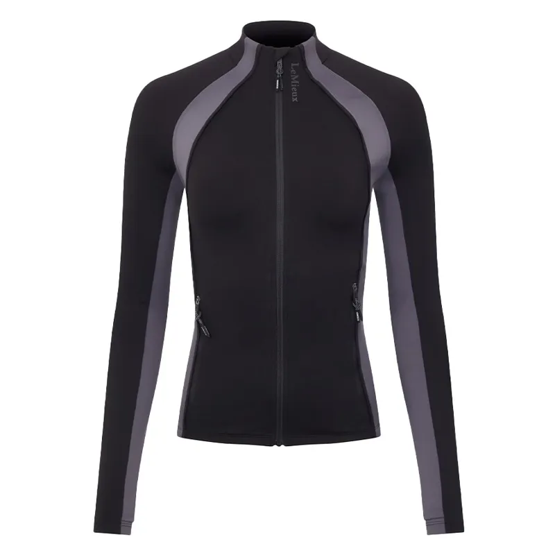 LeMieux Carly Womens Zip Through Top - Black-1