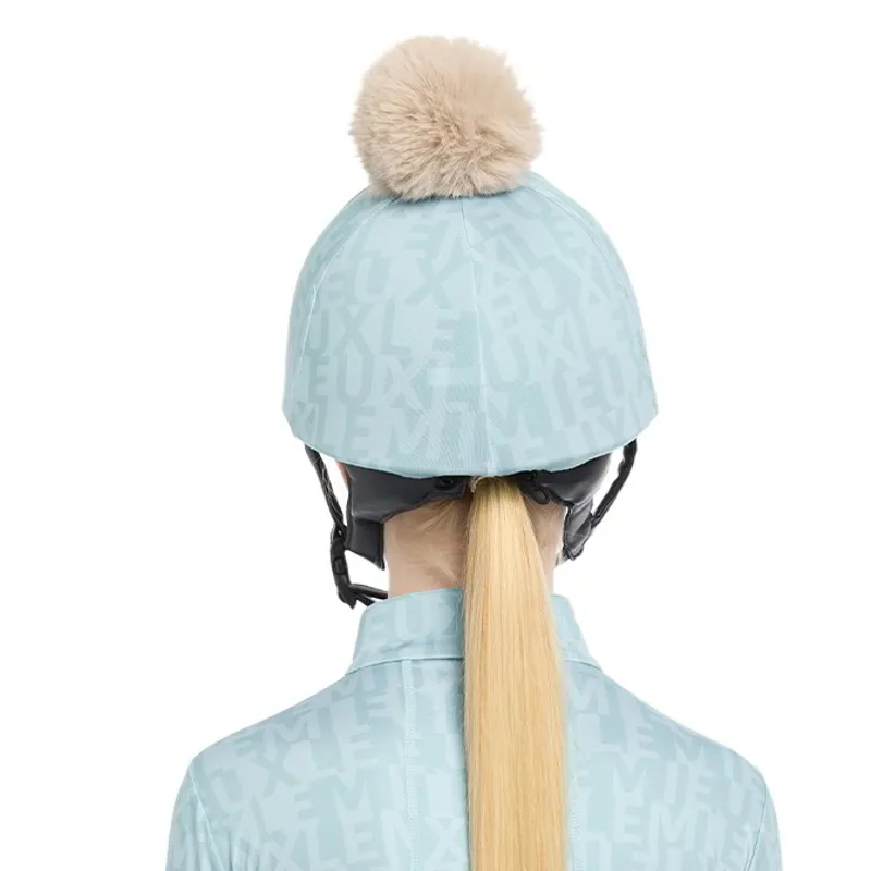 LeMieux Casey Helmet Cover - Glacier-6