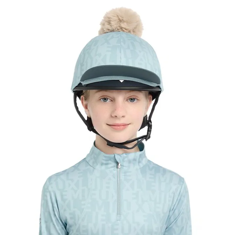 LeMieux Casey Helmet Cover - Glacier-4