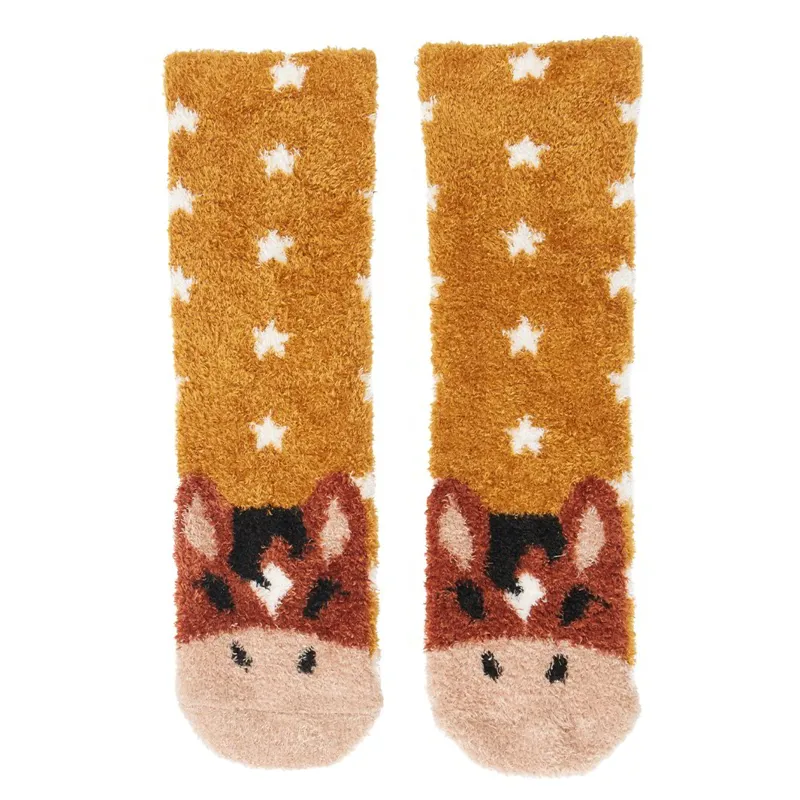 LeMieux Mini Fluffy Character Junior Socks - Chancer-1