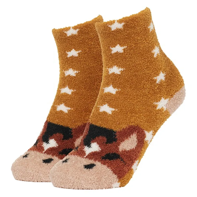 LeMieux Mini Fluffy Character Junior Socks - Chancer