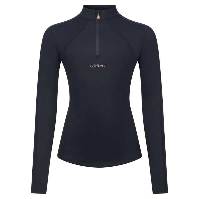 LeMieux Sparkle Young Rider Base Layer - Navy-2