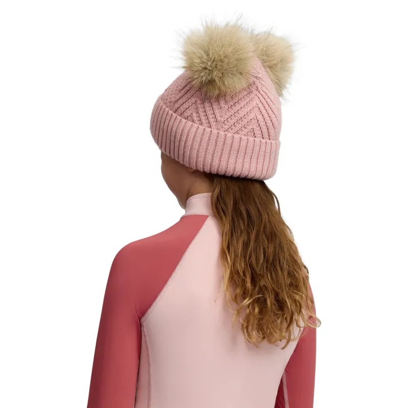 LeMieux Mini Double Pom Beanie - Petal-3
