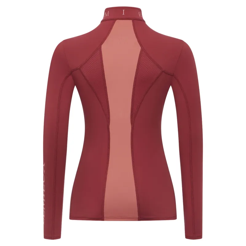 LeMieux Young Rider Mia Mesh Long Sleeve Base Layer - Russet-5