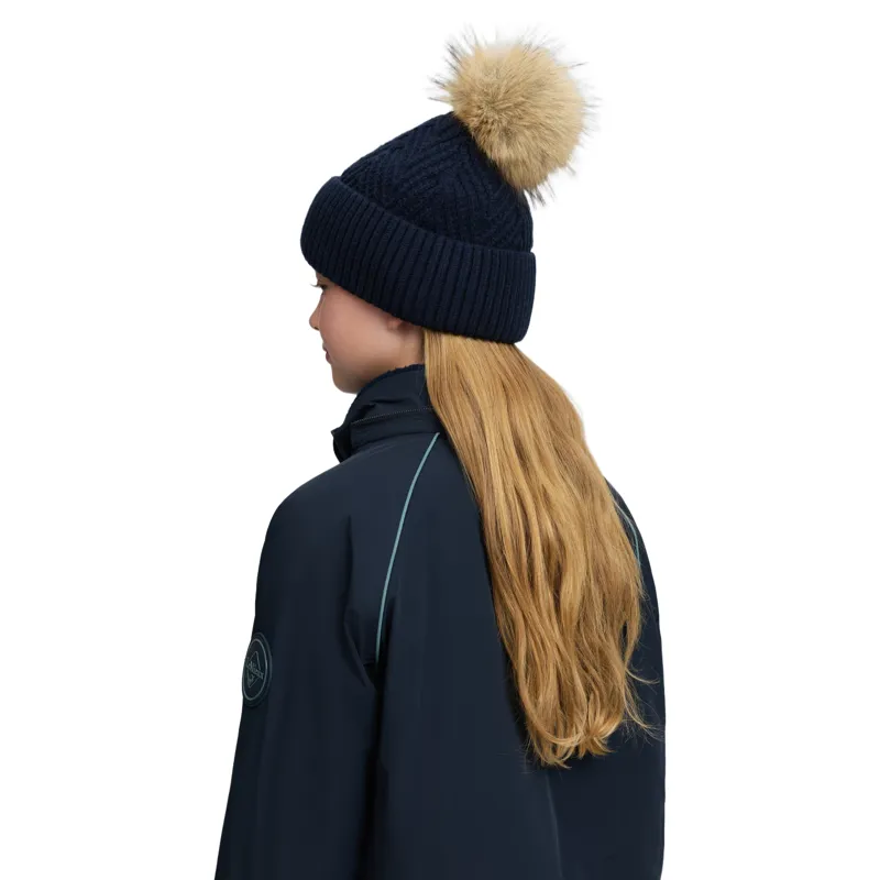 LeMieux Clara Knit Beanie - Navy-6