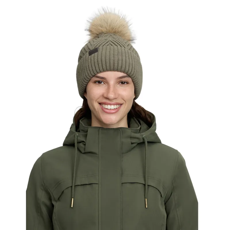 LeMieux Clara Knit Beanie - Willow Green-1