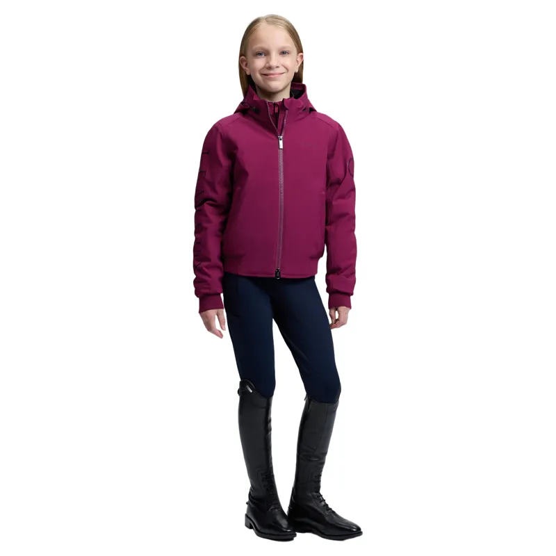 LeMieux Young Rider Clarissa Waterproof Crew Jacket - Blackberry Pre-Order-5