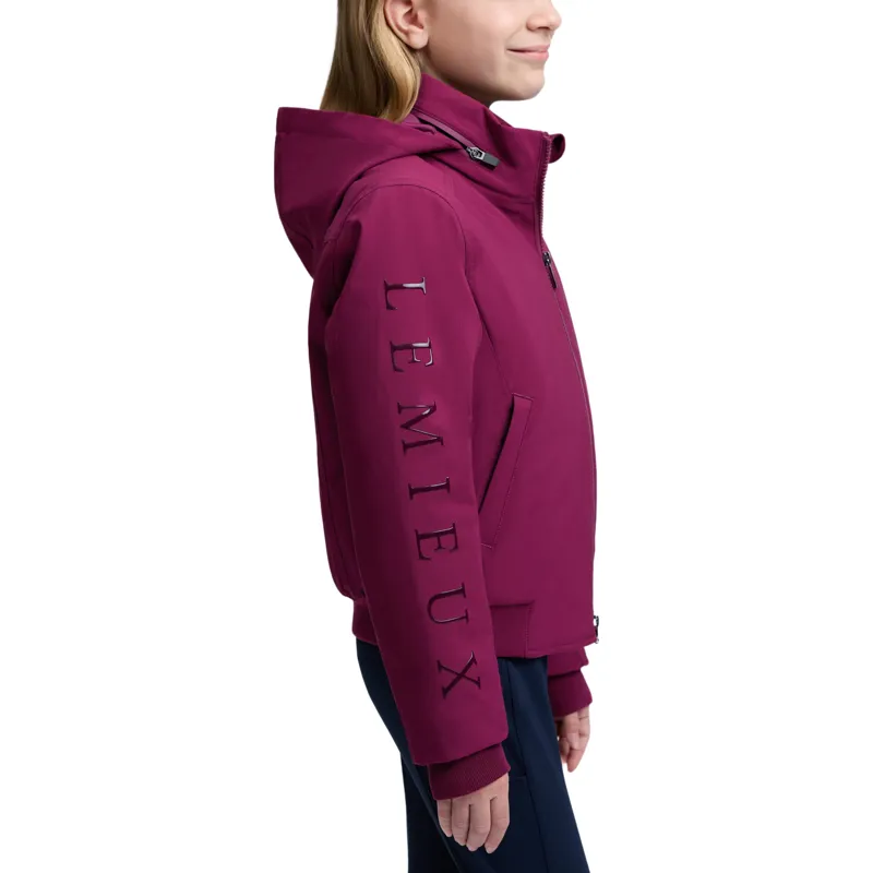 LeMieux Young Rider Clarissa Waterproof Crew Jacket - Blackberry Pre-Order-3