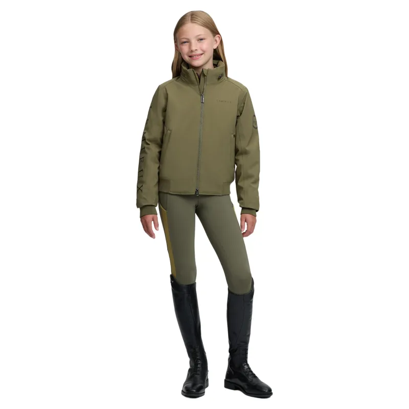 LeMieux Young Rider Clarissa Waterproof Crew Jacket - Willow Green Pre-Order-6