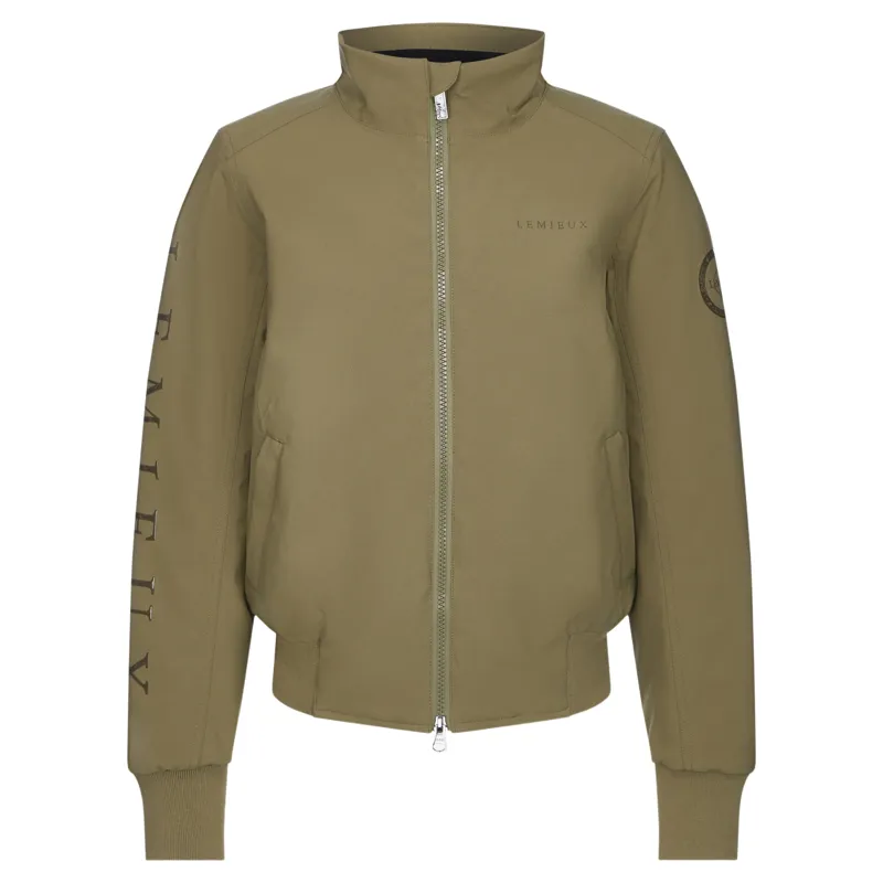 LeMieux Young Rider Clarissa Waterproof Crew Jacket - Willow Green Pre-Order-1