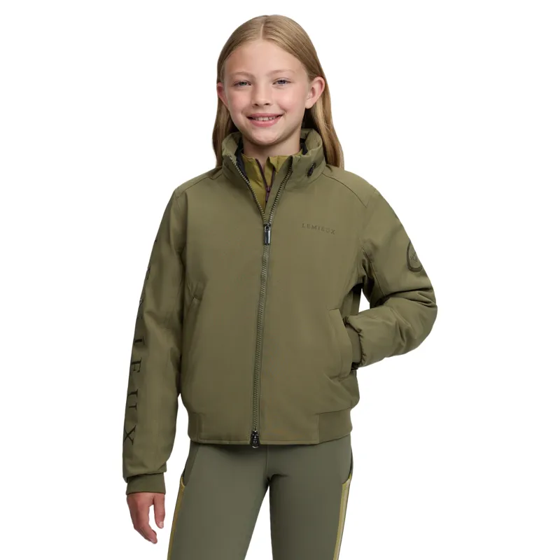 LeMieux Young Rider Clarissa Waterproof Crew Jacket - Willow Green Pre-Order