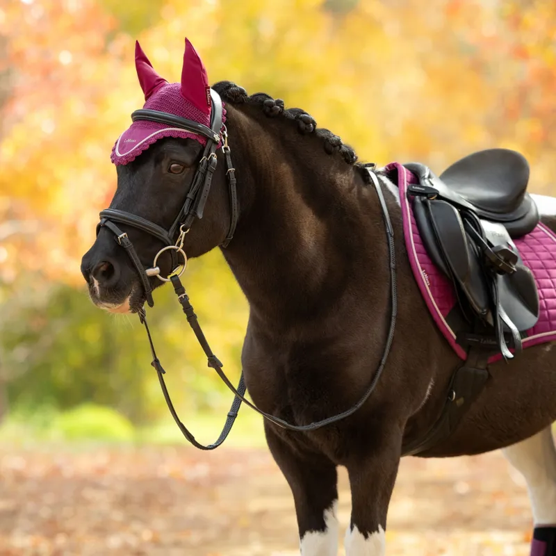 LeMieux Classic Fly Hood - Blackberry-1