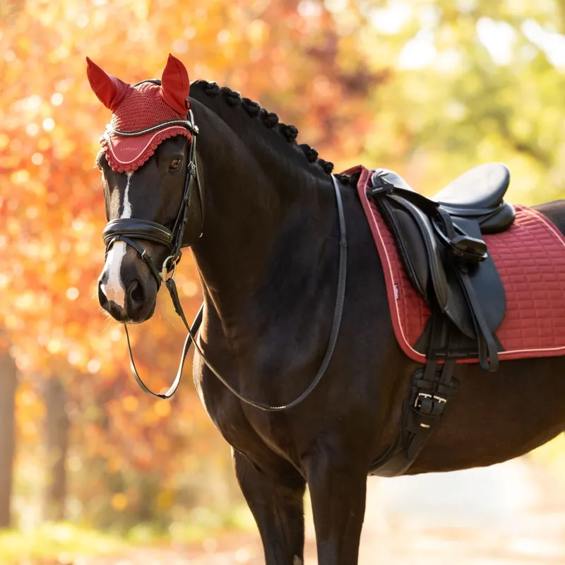 LeMieux Classic Fly Bonnet - Russet-1