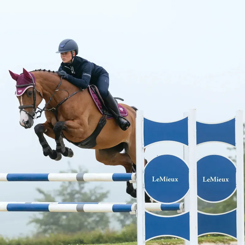LeMieux Classic Loire Close Contact Square - Blackberry-4