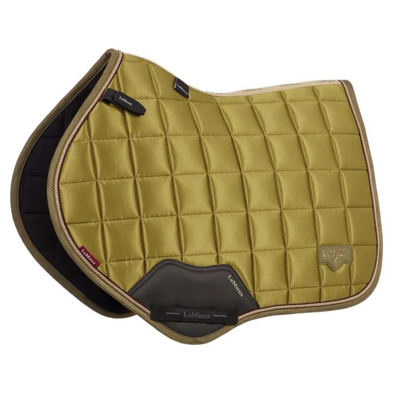 LeMieux Loire Classic Close Contact Square Saddle Pad - Gooseberry