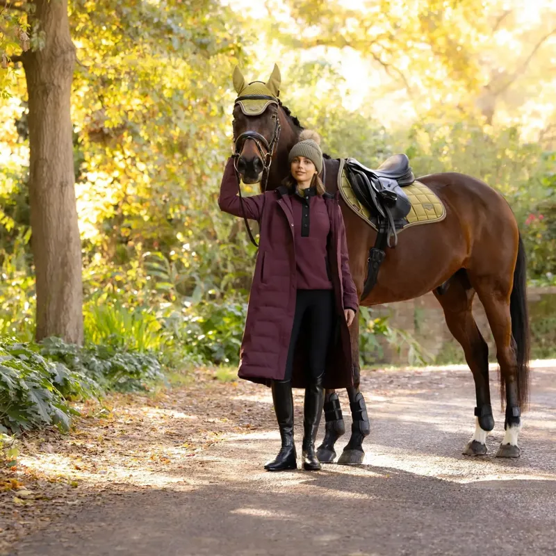 LeMieux Loire Classic Close Contact Square Saddle Pad - Gooseberry-3