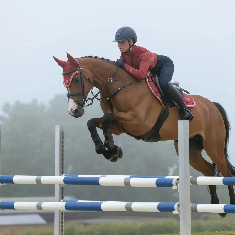 LeMieux Loire Classic Close Contact Saddle Pad - Russet-2