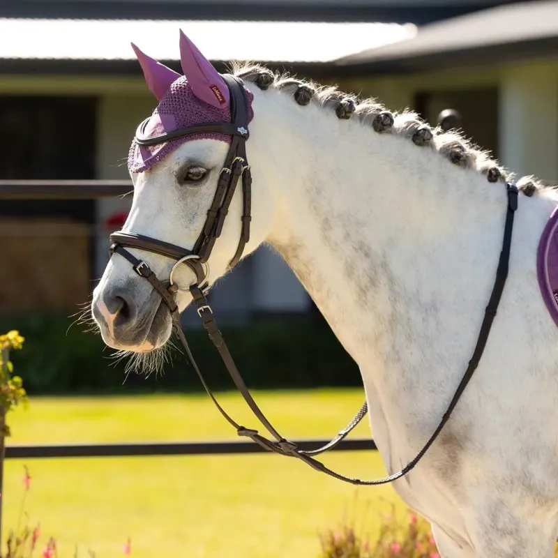 LeMieux Mini Fly Bonnet-Mallow-2