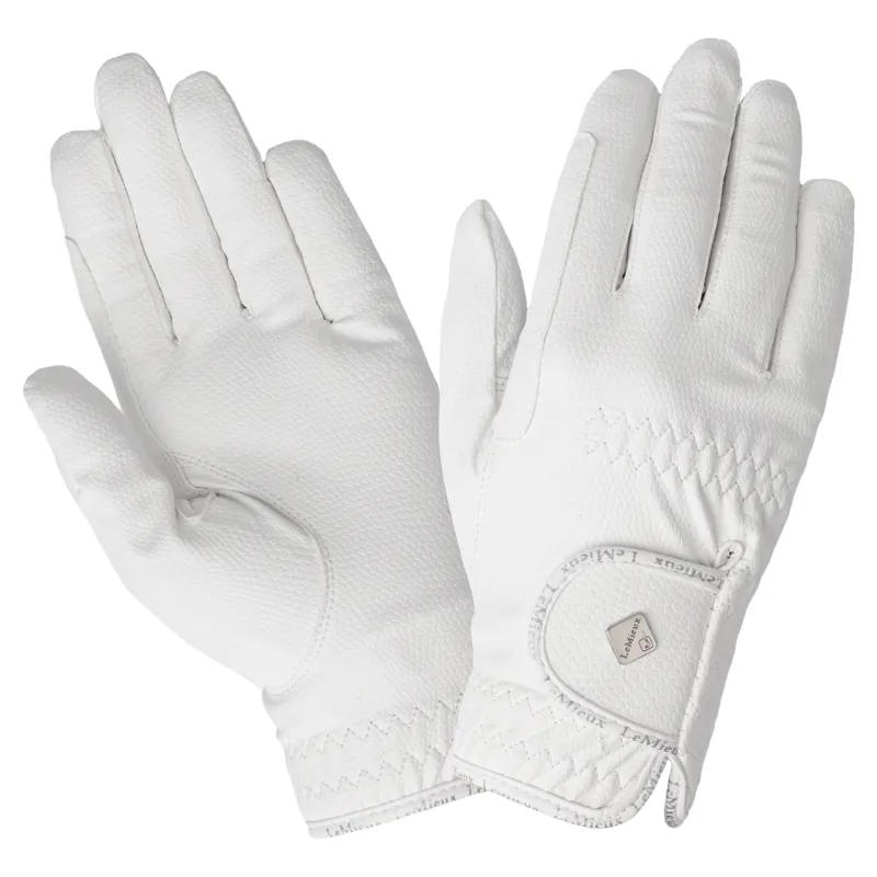 LeMieux Classic Riding Gloves - White