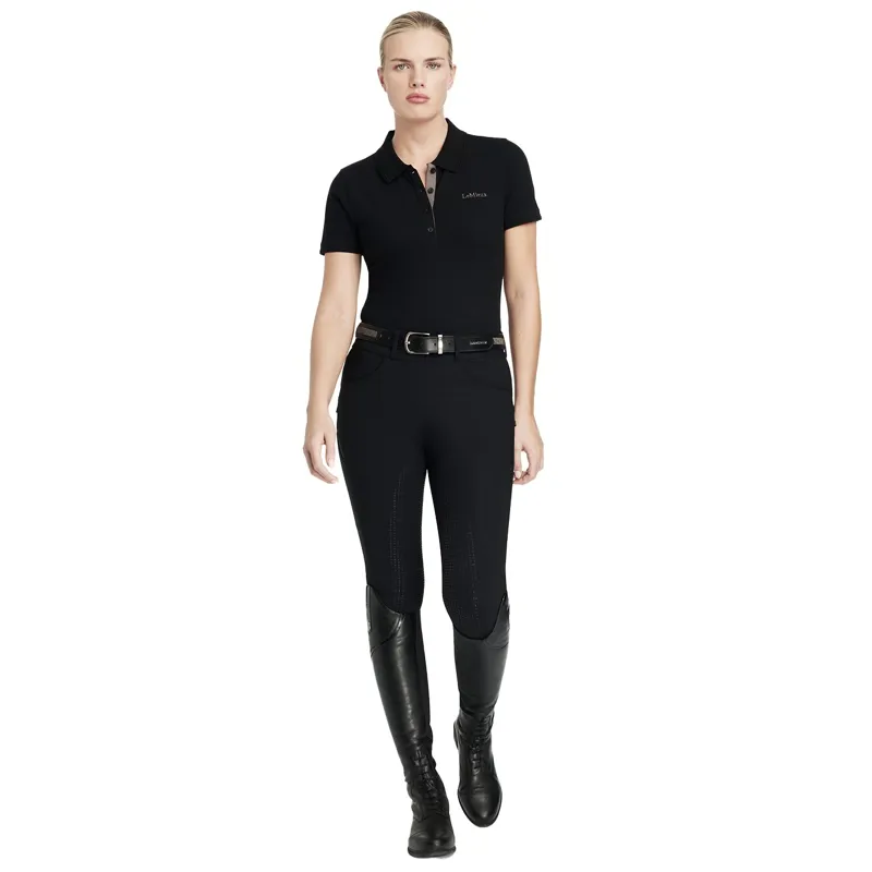 LeMieux Classique Womens Polo Shirt - Black-2
