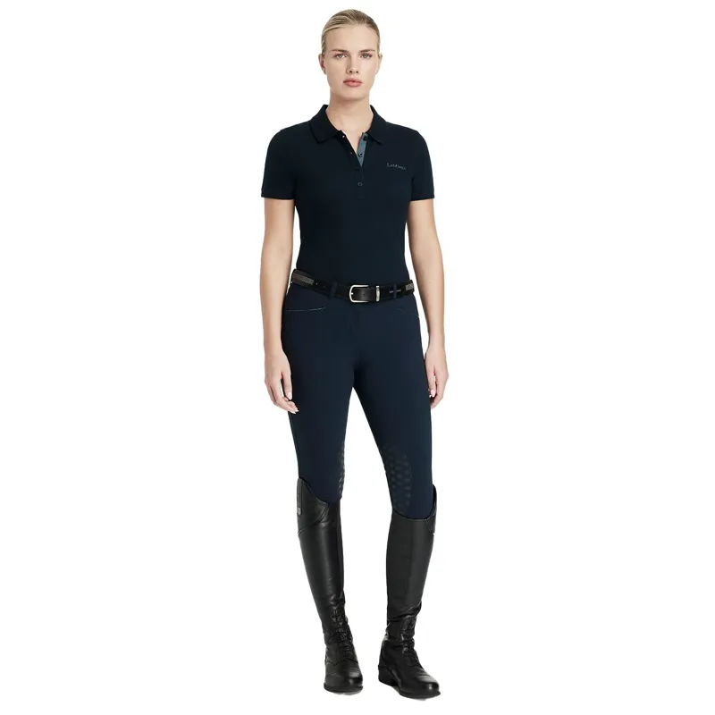 LeMieux Classique Womens Polo Shirt - Navy-3