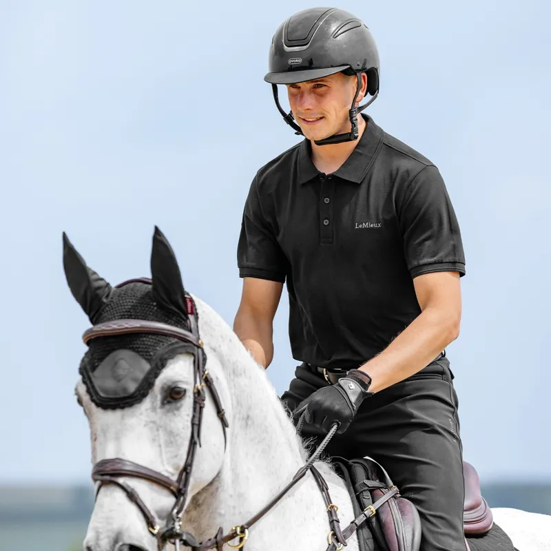 LeMieux Classique Men's Polo Shirt - Black-5