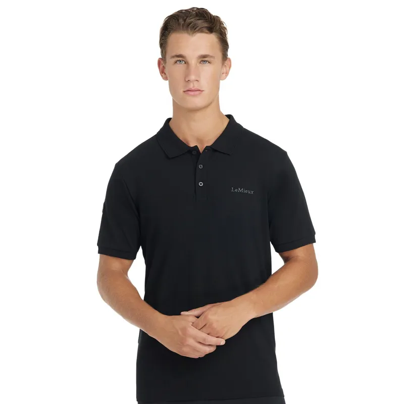 LeMieux Classique Men's Polo Shirt - Black-3
