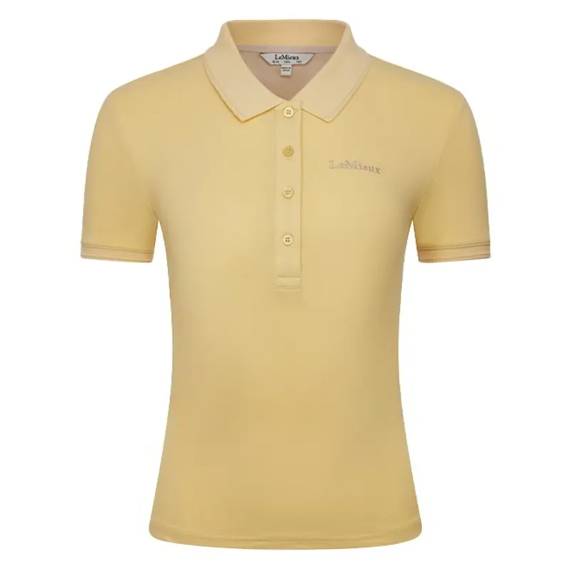 LeMieux Classique Ladies Polo Shirt - Mimosa-1