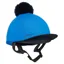 LeMieux Classique Pom Helmet Cover - Benetton Blue
