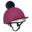 LeMieux Classique Pom Helmet Cover - Blackberry