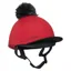 LeMieux Classique Pom Helmet Cover - Chilli