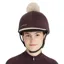 LeMieux Classique Pom Helmet Cover - Damson